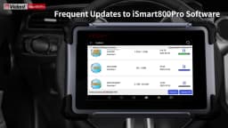 Vident iSmart800Pro Car Scanner All System Diagnosis 40 Reset Function OBDII Full Function Key Fob Programming Scanner Tool