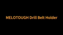 MELOTOUGH Drill Holder for Tool Belt,Drill Belt Clip,Drill Holster,Tape Measure Holder,Drill Belt Holder