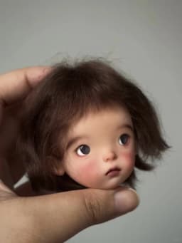 New SD BJD Doll 1/6 Special Landoudou Cute Little Cloth SD Doll BJD Plain Body Resin Nude Baby Makeup Girl Free Shipping
