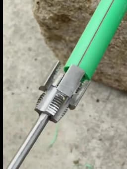 3 Pcs Internal & External Pipe Threading Tool, Function Pipe Thread Cutting Tool for 1/2" & 3/4"& 1" PVC/Plastic Pipes