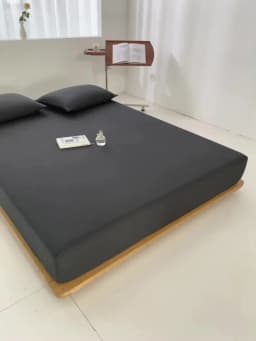 Soft Cotton Fitted Sheet Single Double King Queen Size Mattress Cover with Elastic Band Bed Sheet Bed Linens 100/120/150/180/200