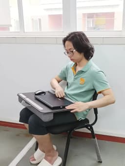 MUMUCC Student Dormitory Writing Desk Laptop Computer Desk Office Furniture Bed Table Folding Table Soft Bottom Cushion Table