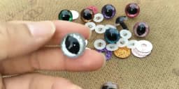 20pcs 3D DIY Plastic Safety Eyes For Crochet Toys Amigurumi 12mm Stuffed Felting Toys Crafts Accessories Cat Bear Doll Animal
