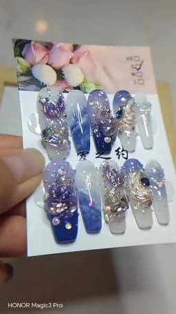 Handmade Ocean Themed Silicone Nail Art Mold Set with Whale and Shell Designs for Manicure Fashionable Nail Art Design Mould