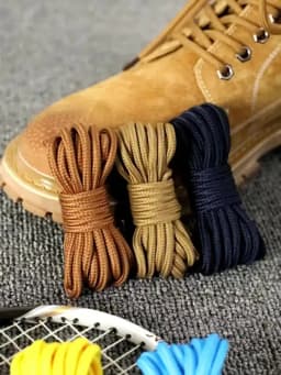 Classic Round Shoelaces Durable Polyester Sneakers Shoe laces Solid Boots Laces for Shoes 70/90/120/150cm 1Pair Free Shipping