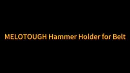 Hammer Holder for Belt, Hammer Loop, Holster, Belt Holder