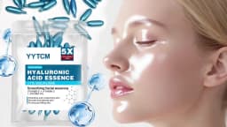 Hyaluronic Acid Deep Moisturizing Capsule Essence, Deep Moisturizing and Brightening Skin Essence (0.4g X 30 Capsules)/Bag - 1 B
