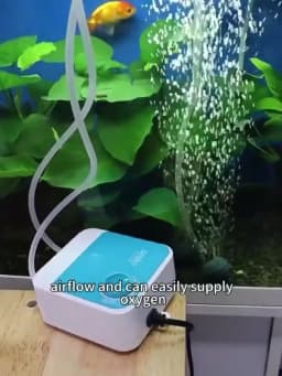 Aquarium Oxygen Air Pump Fish Tank Adjustable Air Volume High Power Oxygenator Air Compressor Aerator 220v