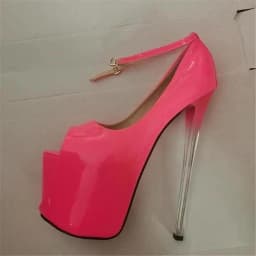 SDTRFT Cosplay Platforms Stilettos 22cm Ultra Thin High Heels Sexy Ladies Party Pumps Shallow Mouth Catwalk Shows Women's Shoes