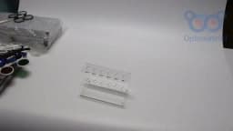 RRSH-6 Optometry Flippers Rack Set 6 Holes Crystal Clear Acrylic 6 mm Thickness (Rack Set Not Included)