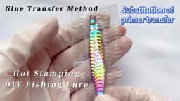 Heat Transfer Set Adhesive for Hot Stamping Foil Fishing Lure Bait Lures Glue Thermal Resin Epoxy UV Varnish and Diluent Thinner