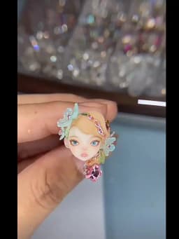 E06E Elf Ear Carving Moulds Elf Doll DIY Stamping Stencils DIY Manicure Accessories DIY Art Tools for Nair Art