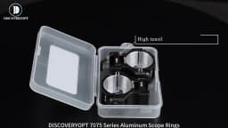Discovery 30mm Scope Ring Rings for Picatinny Rail Cnc 7075 Aviation Aluminum Hunting Acessories Mounting Ring for Outdoor