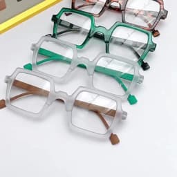 2024 New Sqaure Frame Reading Glasses Personalized Multicolor Elderly Eyewear High-definition Anti Blue Light Presbyopia Eyewear