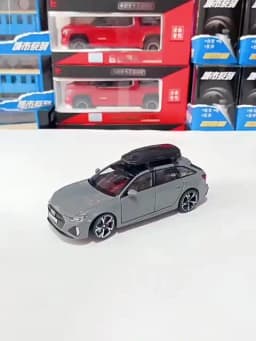 1/32 Audi RS6 Toy Car Model with Sound Light Doors Opened Alloy Diecast Model Vehicle Collection Toy for Boy Adult Festival Gift