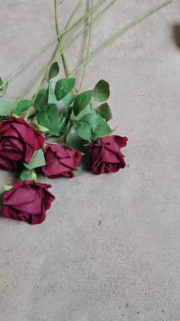 51cm Artificial Flower Flannel Rose Fake Flower Wedding Home Decoration Artificial Flower Decoration Valentine's Day Gift