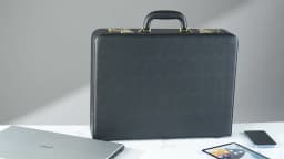 Briefcases for Men, Anti-Theft Dual Lock Briefcase with 16 Inch Laptop Compartment, Waterproof Faux Leather, Brief Cases Men wit