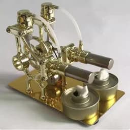DIY Micro Model Steam Power Technology Science Science Generator Mini Hot Air Stirling Engine