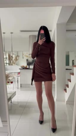 Shestyle Crew Neck Solid Slim Sheath Dress Women Long Sleeve Overlap Burgundy Elegant Casual Bodycon Outfits Office Lady 2026
