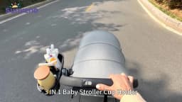 Sunveno 3in1 Multifunctional Baby Stroller Cup Holder with Phone/Snack Holder Universal Bottle Holder Stroller Accessories