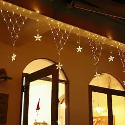 2024 New LED Net Mesh Fairy String Light EU/US Plug 8 Modes Curtains Light Garland for Garden Party Wedding Christmas Decoration