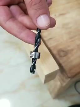 3-16mm Woodworking Drill Locator with Allen Wrench Double-Hole Screws Drill Bit Depth Stop Collars Ring Positioner Wood Tool