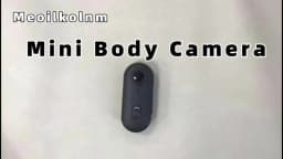 4K Mini WiFi Action Camera Thumb POV Camera Portable Body Cam Wearable Sports Camera with Waterproof Case Cycling Travel