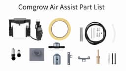COMGROW Air Assist Nozzle Kit High Speed Air Assist Pump For D1/D1 Pro&COMGO Z1 Laser Engraver MDF Engraving Wood Cutting Tool