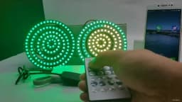 WS2812B Individually Addressable Led Ring 5050 RGB With USB 28Keys Bluetooth Music Controller Kit BuiIt-in 8/16/24/35/45 Pixels