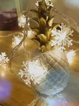 10/20/80Leds Snowflake String Garland Fairy Lights USB/Battery Powered Christmas Tree Holiday New Year Bedroom Decoration Lamps