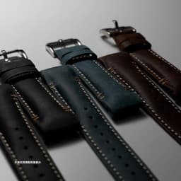 20 22mm Curved End Retro Matte Strap for Rolex Black Green Water Ghost Yacht Omega Seamaster 300 600 AT150 Leather Watch Band