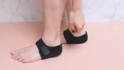 Plantar Fasciitis Heel Spur Foot Support With U-Shaped Silicone Gel Heel Cups for Heel Pain Relief Insoles for Man Woman Walking