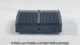 Qotom Mini PC Intel N100/ N305, 2x 10G Marvell AQC113 & 4x Intel I226V 2.5G LAN, DDR5 Router Appliance for OpenWrt/ Linux