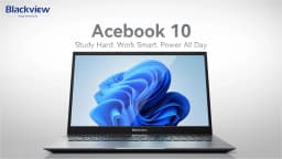 Blackview ACEBOOK 10 Laptop Computer 18.5" FHD 8000mAh Intel N150 Windows 11 16GB RAM 512GB BT5.2 WiFi 6 Desktop Notebook