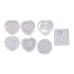 Camellia Plaster Hanging Plate Silicone Mold Wardrobe Car Fragrances Aromatherapy Epxoy Resin Mould DIY Casting Tool