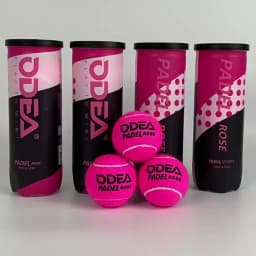 ODEA Padel Balls Pink,High Bounce Durable Training Tennis Balls,Vacuum Sealed for Competitive Matches