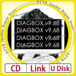 PP2000 software Diagbox 9.68 VM inspection tools diagnostics for cars tuning auto car repair Code reader obd2 scanner new vci