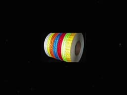 2.5cm*10m Reflective Bicycle Sticker PVC High Visibility Waterproof Self-adhesive Warning Reflectors Strip For Car Vehicle Truck