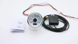 HD 52MM GPS Speedometer 30/60/80/120/200 Km/h Boat Car Truck Speed Gauge Meter 7 Color Backlight With GPS Antenna 9-32V