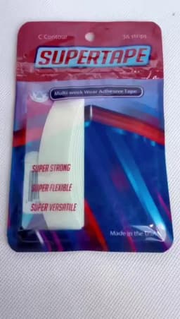 36 Strips Super Tape C-Contour Ultra Hold Double-Sided Adhesive Tape Waterproof Strong Hair System Tape for Toupee Wig