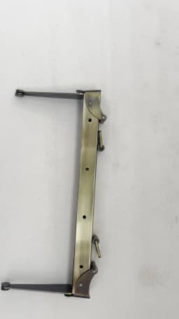 22cm Or 28cm Large Metal Purse Frame For Purse Making Supply Clutch Bag Frame Antique Brass Rivet Hardware Mount Clasp