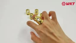 WT-MPR121 New Arrival Mother of Pearl Shell Retro Beautiful Ring With 18k Real Gold Plated For Women Daily Decoration