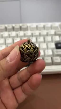 Retro Copper Small Lotus Pocket Hollow Out Incense Stick Burner Brass Incense Holder With Cover Home Decoration Sandalwood Cense