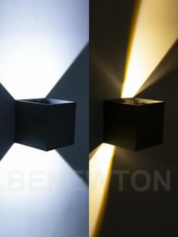 LED Wall Lamps 7W Cold White Warm White Waterproof Outdoor Interior Modern Nordic Square Wall Lights For Indoor Garden Corridors