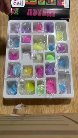 2026 NeeDoh Advent Calendar Gift for Teens 24 Day 3D PVC Dolls Countdown Christmas 2026 New Year Surprise Gifts