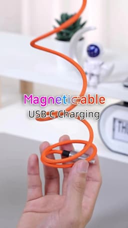 CABLETIME Magnetic USB C Cable 240W Type C Cable Fast Charging Type C Charger Cord for MacBook Laptop iPhone 17 16 Smasung S25