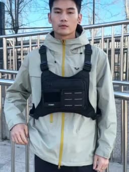 Tactical Functional Men Vest Bag Waist Packs High Quality Waterproof Men Pack Bag Backpack Fashion Trends Men Sling Bag Shoulder