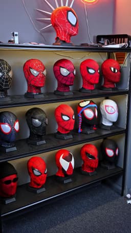 New Handmade Spiderman 2 Movie Accuracy Garfield Version Cosplay Mask Peter Parker Venom Marvel Collectible Toys Gift For Fans