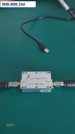 TYPE-C USB POWER 10Mhz-6GHz Ultra Low-Noise Amplifier High Linearity LNA 10DB 20DB 30DB 40DB 50DB GaIN W LED RF Receiver System