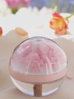 Eternal Flower Humidifier Dual-USB Battery Charger Mini Home Atmosphere Light Creative Festival Gift Artificial Flower Diffuser
